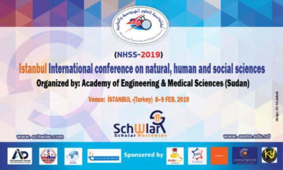 Istanbul International conference on natural, human and social sciences (NHSS-2019)