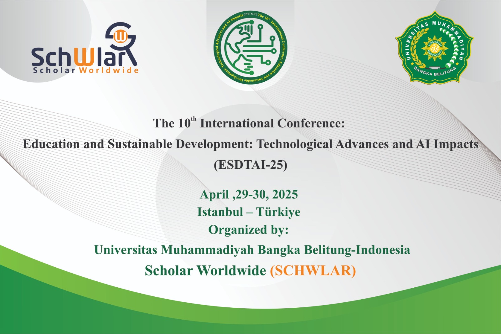 The 10th International Conference: Education and Sustainable Development: Technological Advances and AI Impacts (ESDTAI-25)