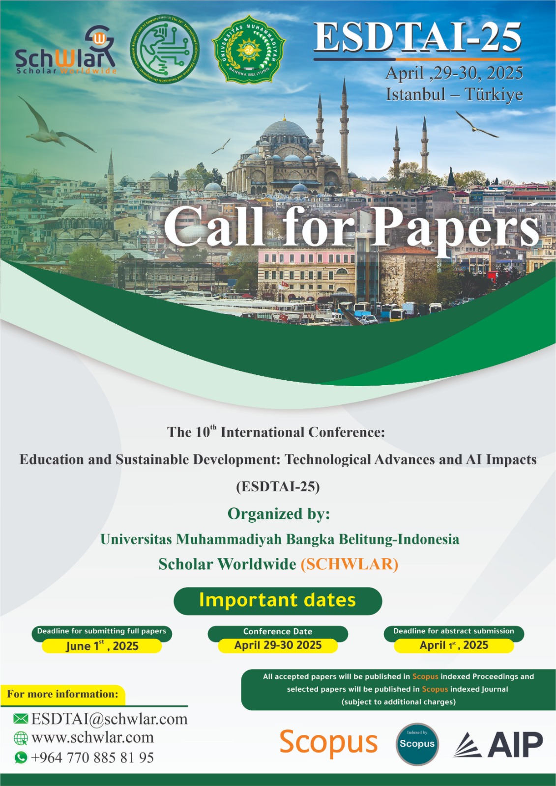 A Call for scholars & researchers worldwide,